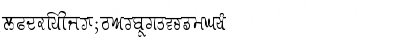 GurmukhiLys 030 Condensed Normal Font