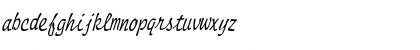 Manuscript Thin Italic Font