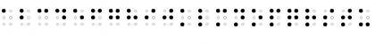 Braille AOE Regular Font