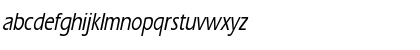 ErgoeMediumCondensed Italic Font