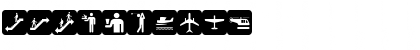 PIXymbolsHotelBlack-Roman Medium Font