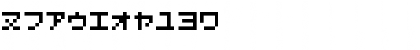 D3 Littlebitmapism Katakana Regular Font