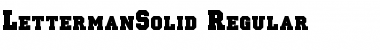 Download LettermanSolid Font