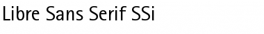 Libre Sans Serif SSi Regular Font
