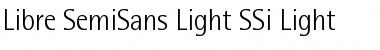 Libre SemiSans Light SSi Light Font
