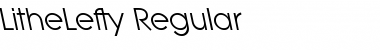LitheLefty Regular Font