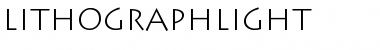 LithographLight Regular Font