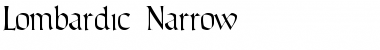 Download Lombardic Narrow Font