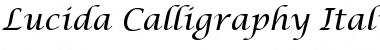 Lucida Calligraphy Font