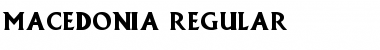 Macedonia Regular Font