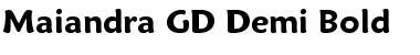 Download Maiandra GD Font