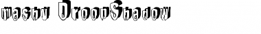 Download mashy DroopShadow Font