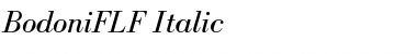 BodoniFLF Medium Italic Font