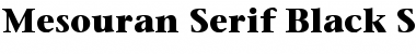 Mesouran Serif Black SSi Bold