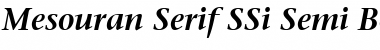 Mesouran Serif SSi Semi Bold Italic