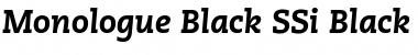 Monologue Black SSi Black Italic