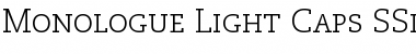 Download Monologue Light Caps SSi Font