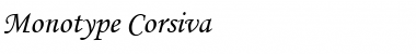 Download Monotype Corsiva Font