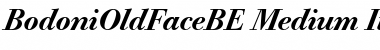 BodoniOldFaceBE-Medium Font