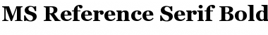 MS Reference Serif Bold