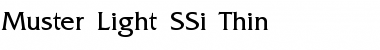 Download Muster Light SSi Font