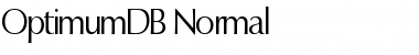 OptimumDB Normal Font