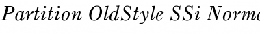 Partition OldStyle SSi Normal Font