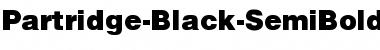 Download Partridge-Black-SemiBold Font