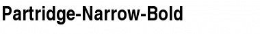 Download Partridge-Narrow-Bold Font