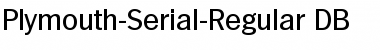 Download Plymouth-Serial DB Font