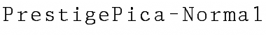 PrestigePica-Normal Regular Font