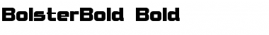 BolsterBold Bold Font