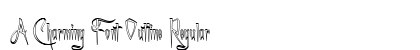 A Charming Font Outline Regular Font A Charming Font Outline Regular Font Preview