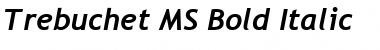Trebuchet MS Bold Italic
