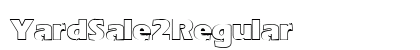 Yard Sale 2 Regular Font Preview Yard Sale 2 Regular Font Preview