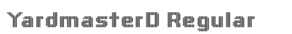 YardmasterD Regular Font Preview YardmasterD Regular Font Preview