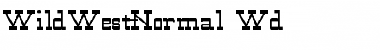 WildWest-Normal Wd Regular Font