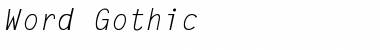 LetterGothic-Italic Regular