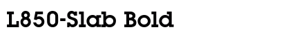 L850-Slab Bold Font Preview L850-Slab Bold Font Preview
