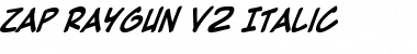 Zap Raygun V2.0 Italic