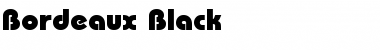 Bordeaux Black Regular Font