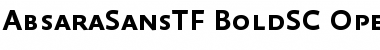 AbsaraSansTF-BoldSC Regular Font