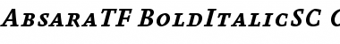Absara TF Bold SC Italic Font