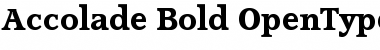 Accolade-Bold Regular Font