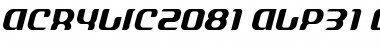Download ACRYLIC2081 Font