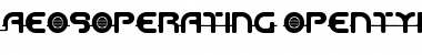 Aeos Operating Font