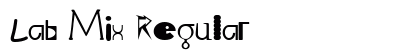 Lab Mix Regular Font Preview Lab Mix Regular Font Preview