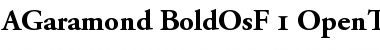 Adobe Garamond Bold Oldstyle Figures Font