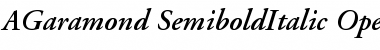 Adobe Garamond Semibold Italic