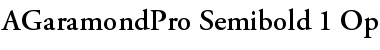 Adobe Garamond Pro Semibold Font